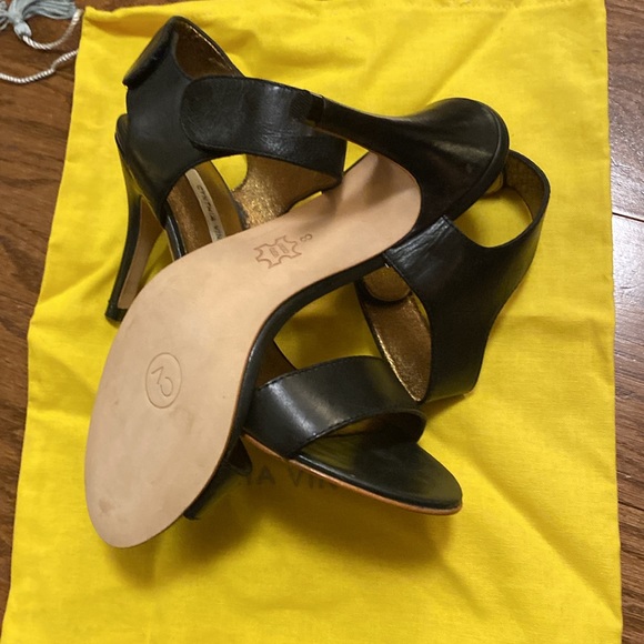 NWT Cynthia Vincent High Heels With Box & Dust Bag, size 8, color black, 3” heel - Picture 6 of 6